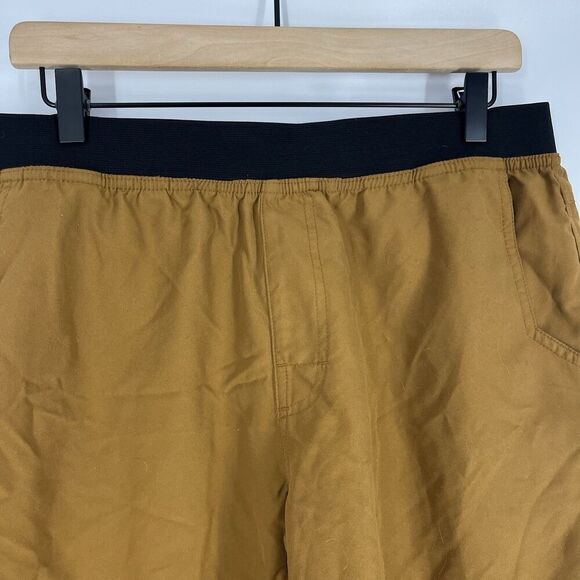 Prana Shorts Size Large Mens Retro Olive Mojo Casual Water Hybrid UPF 50 Pockets - Picture 2 of 8